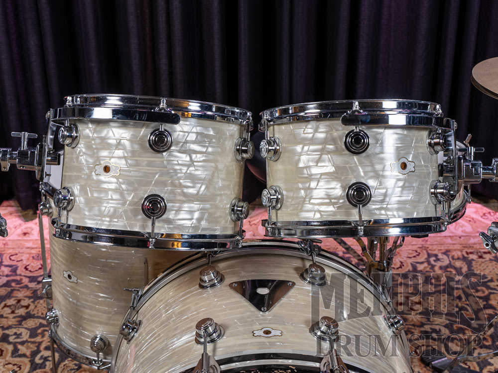 Vintage Camco LA 70s C-500 Style Drum Set 24/12/13/16/14 - White Marine