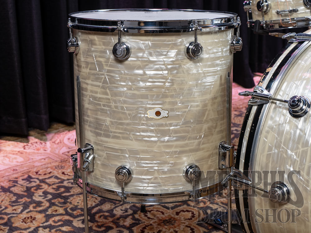 Vintage Camco LA 70s C-500 Style Drum Set 24/12/13/16/14 - White Marine