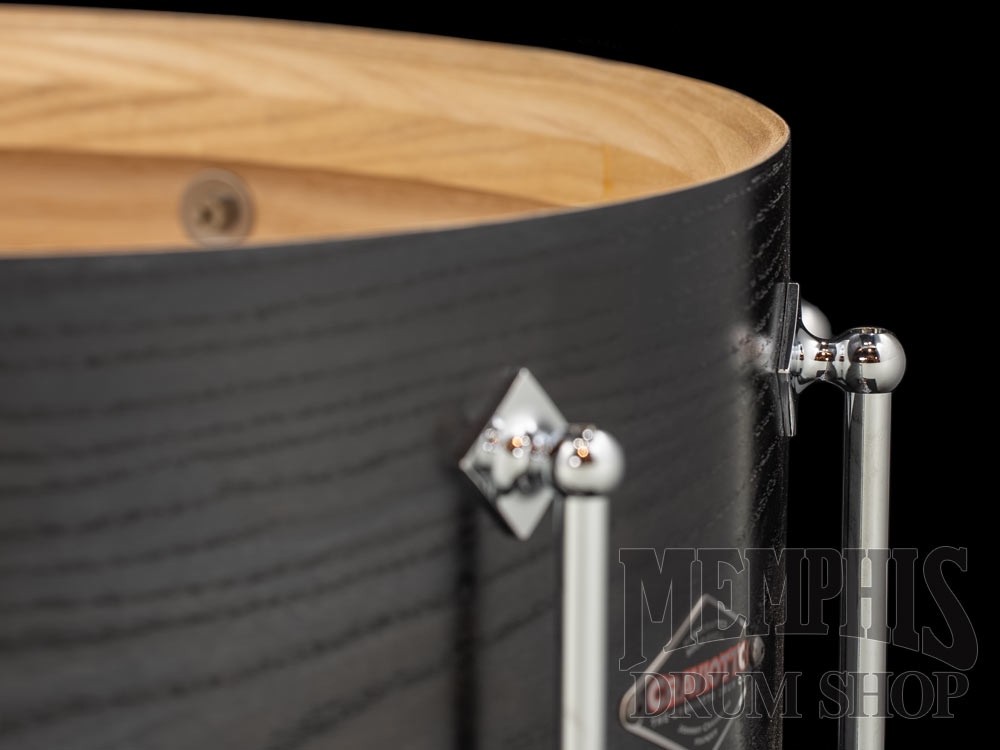 Craviotto 14x6.5 Custom Shop Ash Snare Drum - Black Stain