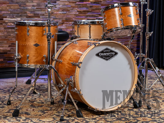 Craviotto Custom Shop Cherry Drum Set with Cherry Inlay 20/12/14