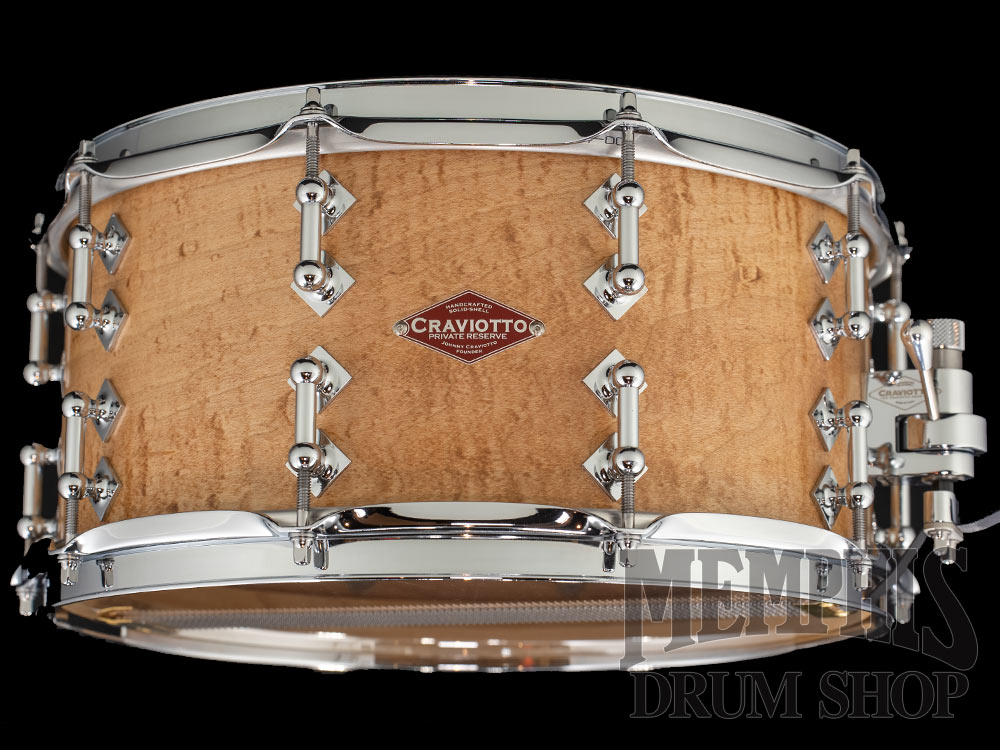 Craviotto 14x7 Private Reserve Birdseye Maple Snare Drum