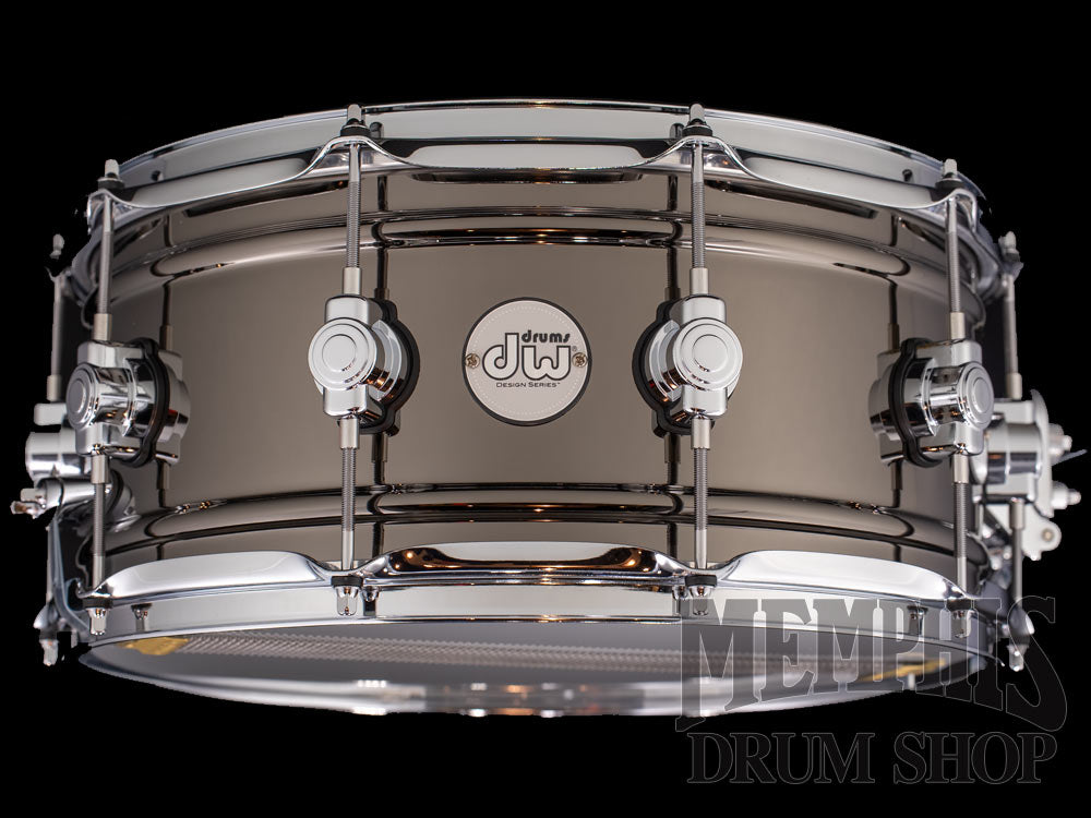 DW 14x6.5 Design Series Black Nickel Over Brass Snare Drum