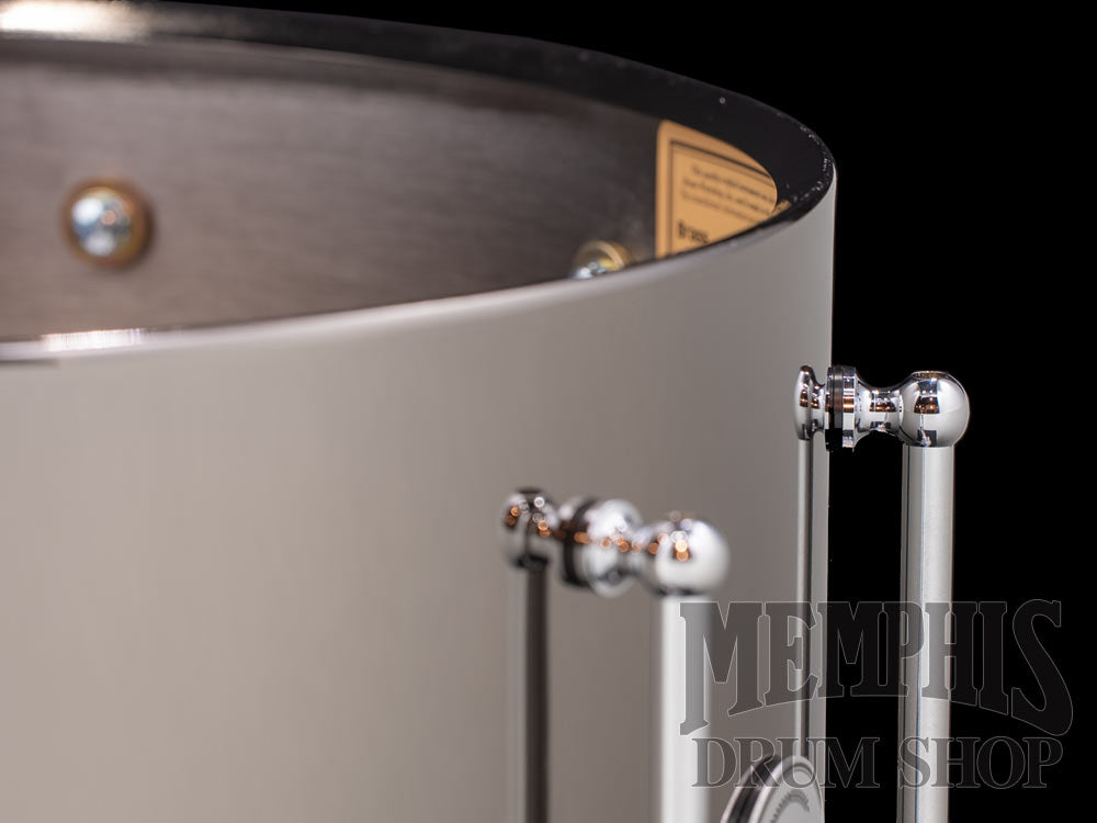 DW 14x8 Collector's Series Black Nickel Over Brass Snare Drum with Tube Lugs