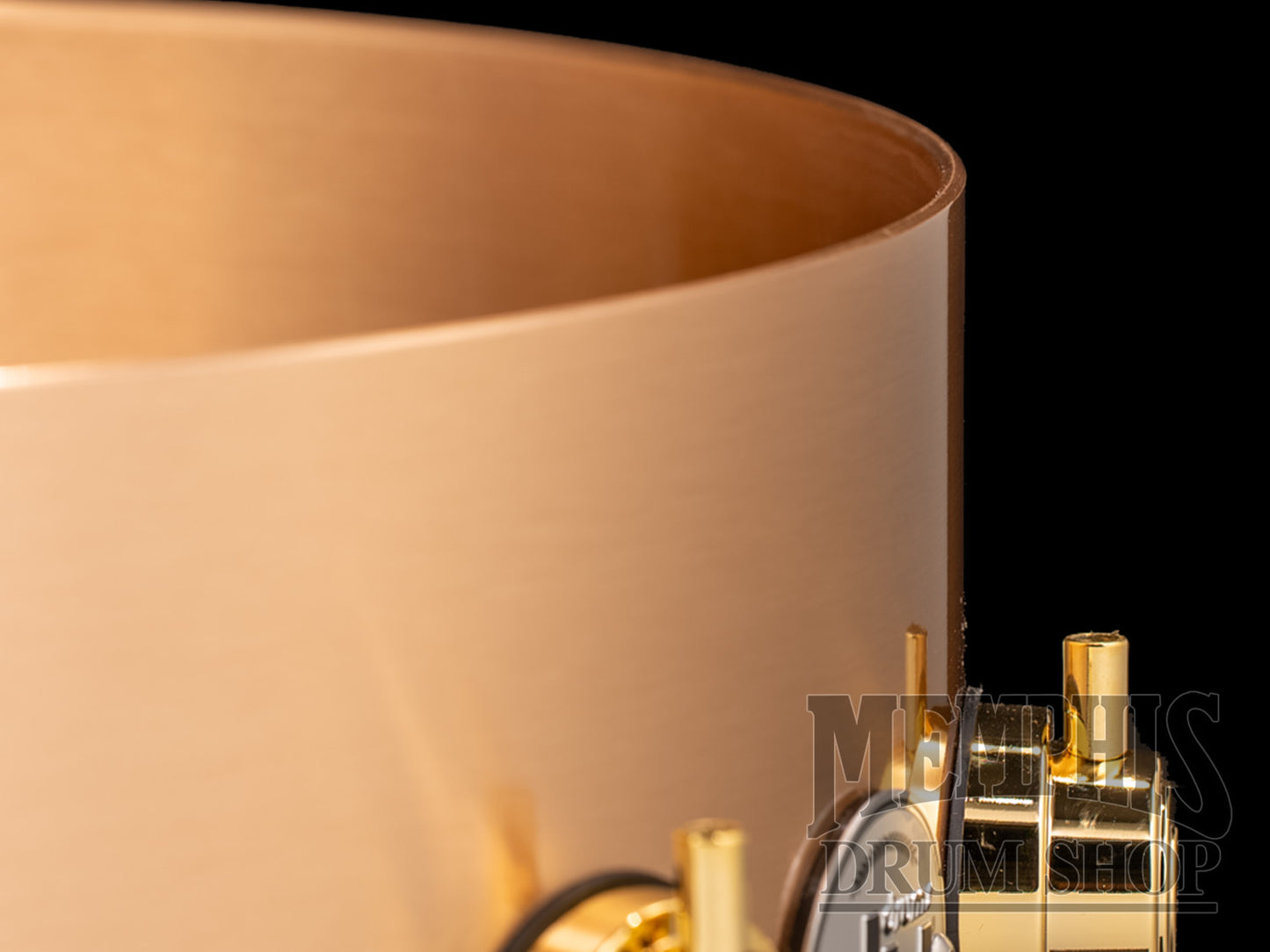 DW 14x6.5 Collector's Series Brushed Bell Bronze Snare Drum with Gold Hardware