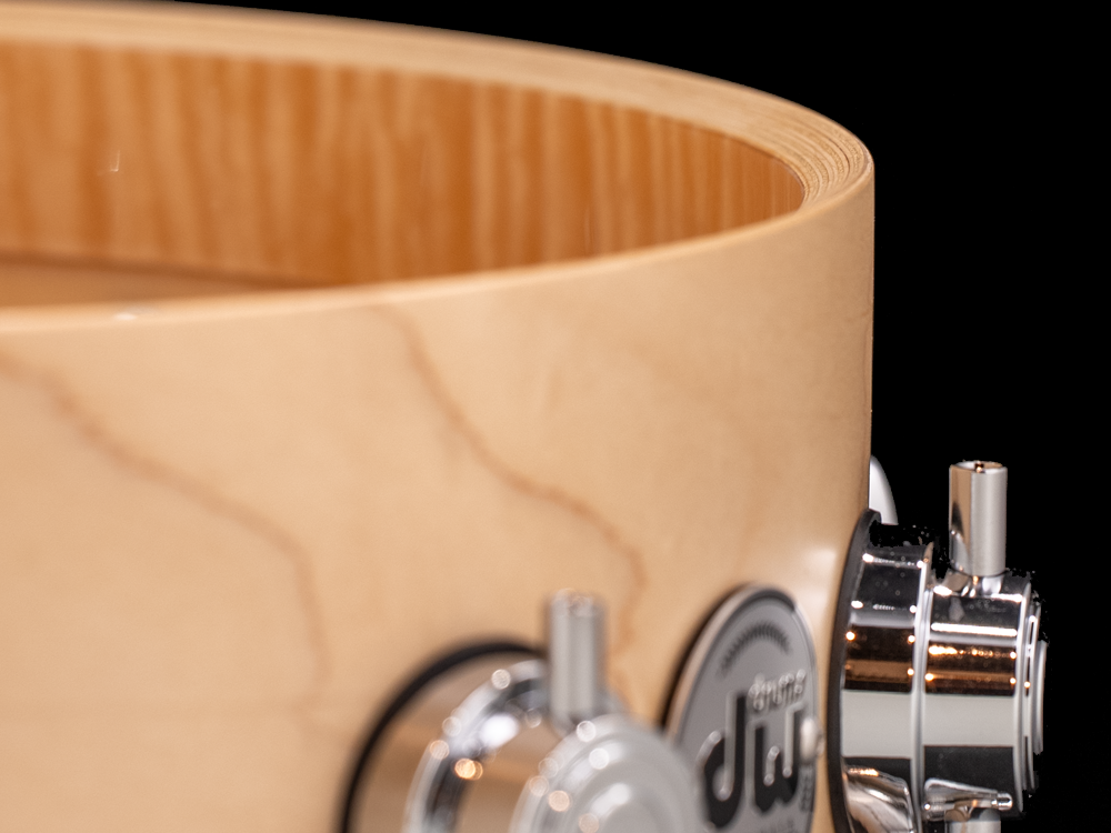 DW 14x5 Collector's Series Maple VLT Snare Drum - Natural Satin Oil