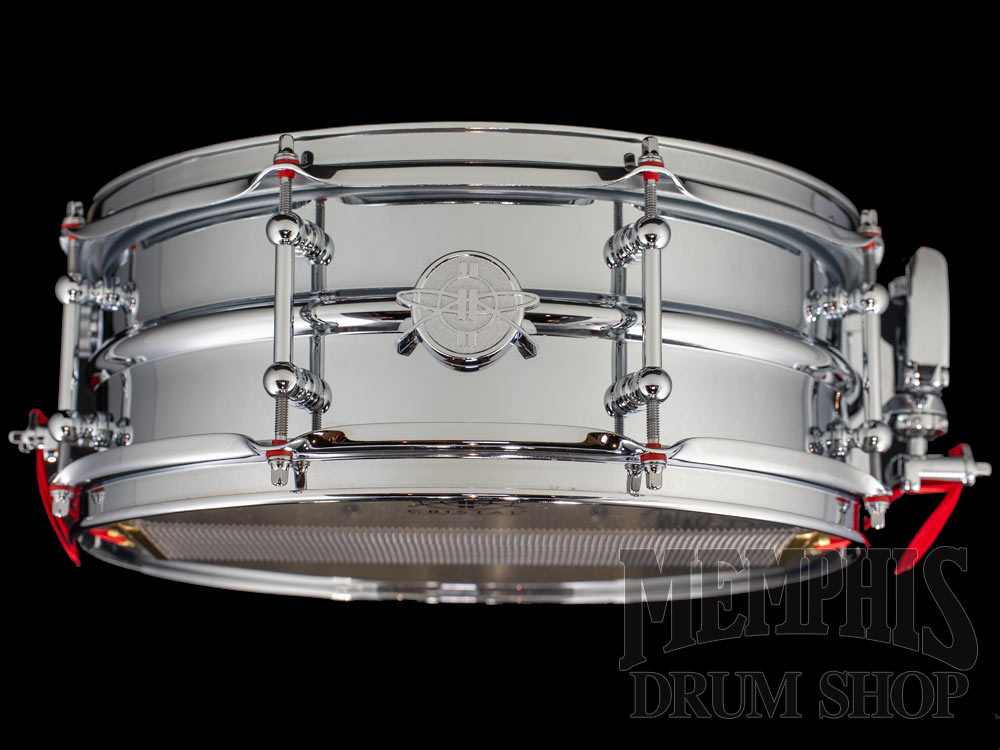 Dunnett Classic 14x5.5 Model 2N Chrome Over Brass Snare Drum