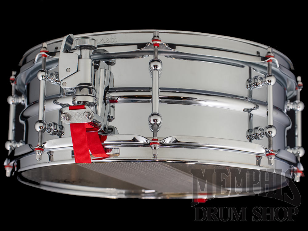 Dunnett Classic 14x5.5 Model 2N Chrome Over Brass Snare Drum