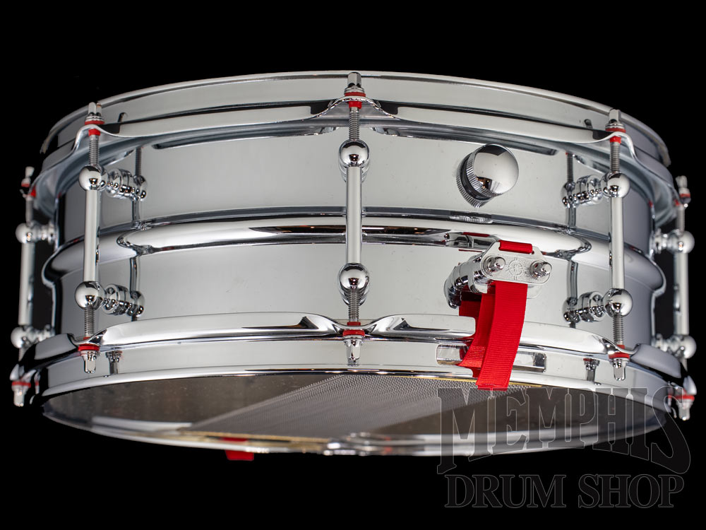 Dunnett Classic 14x5.5 Model 2N Chrome Over Brass Snare Drum