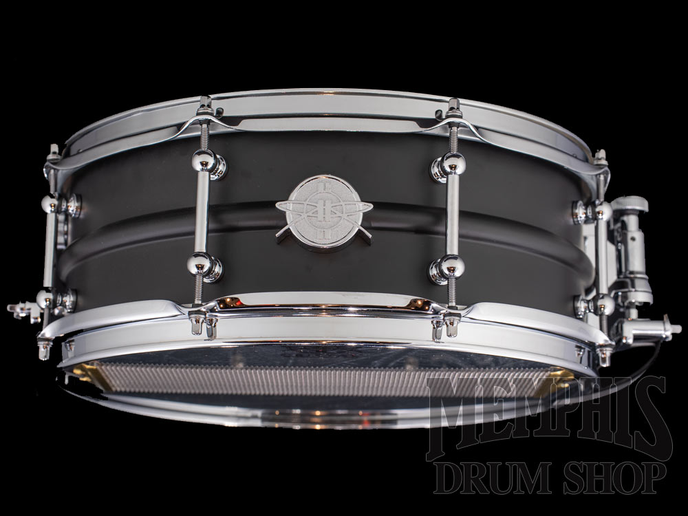 Dunnett Classic 14x5.5 Model 2N Carbon Steel Snare Drum - Matte Black