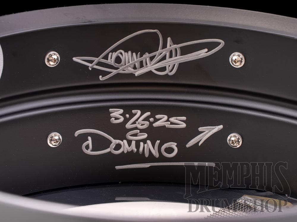Dunnett Classic 14x5.5 Model 2N Carbon Steel Snare Drum - Matte Black