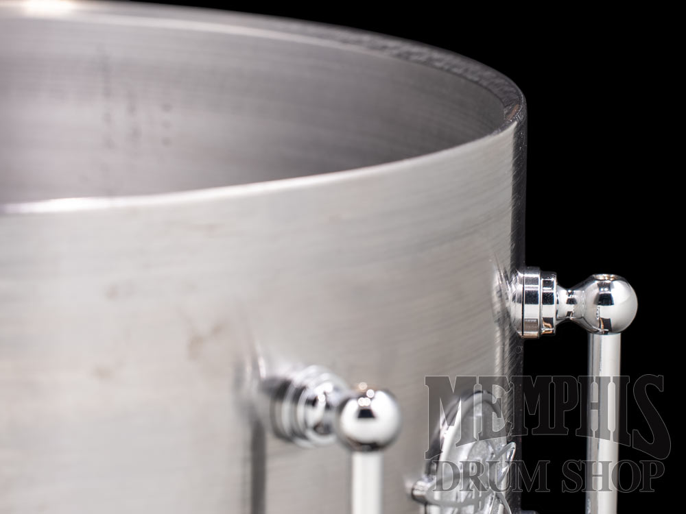 Dunnett Classic 14x6.5 Carbon Steel Sledge Snare Drum with Acacia Metal Wood Hoops - Polished