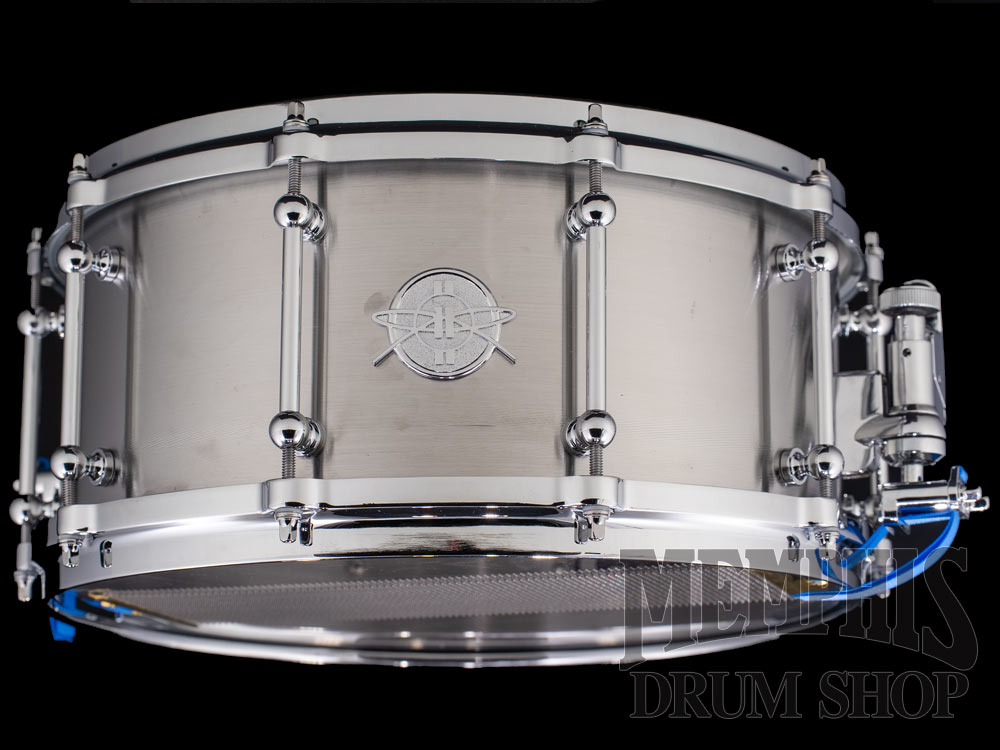 Dunnett Classic 14x6.5 Carbon Steel Sledge Snare Drum with Die-Cast Hoops - Polished