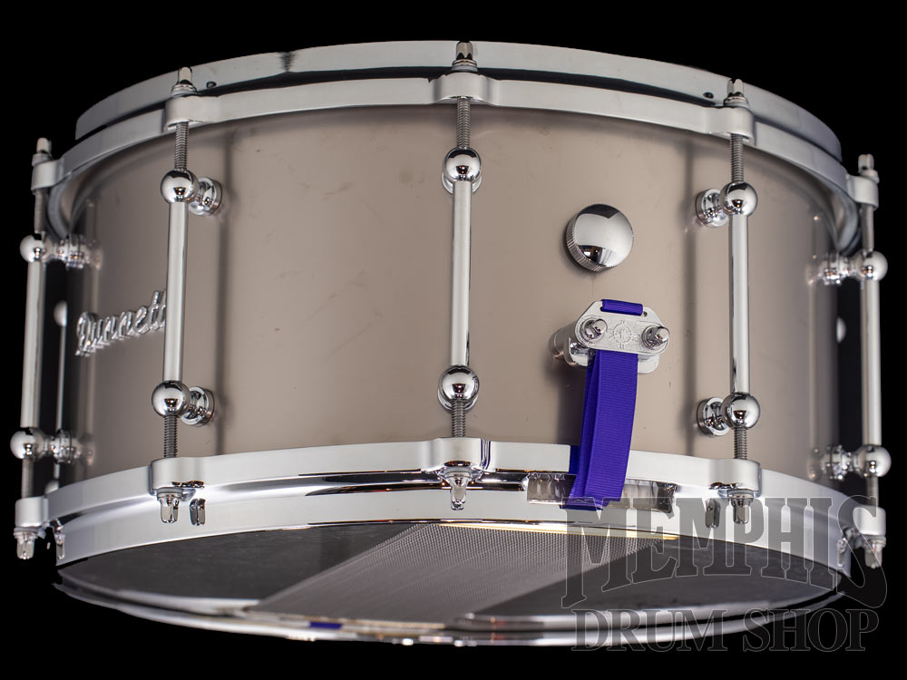 Dunnett Classic 14x7 Titanium Snare Drum with 10 Lugs and Die-Cast Hoops