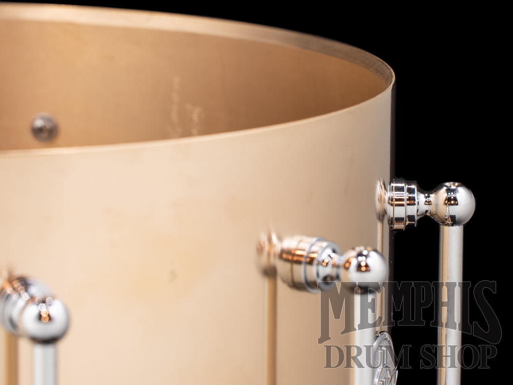 Dunnett Classic 14x8 Model K Kast Bronze Snare Drum with Acacia Metal Wood Hoops