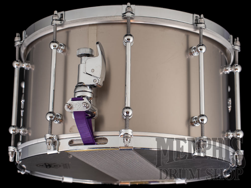 Dunnett Classic 14x8 Titanium Snare Drum with 10 Lugs and Cold-Rolled Hoops