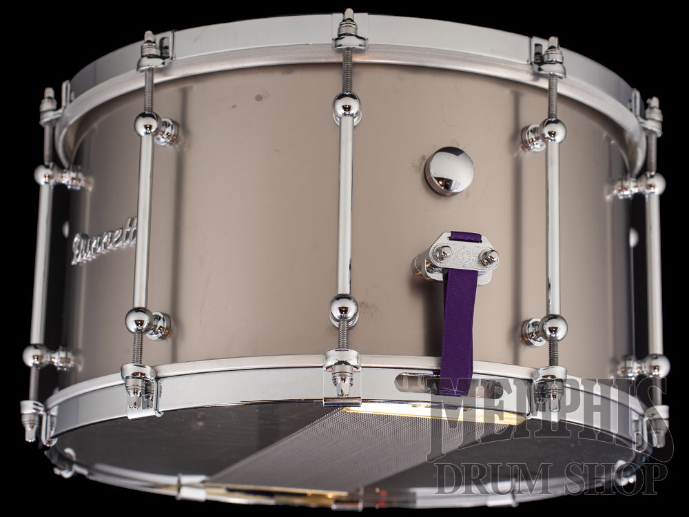 Dunnett Classic 14x8 Titanium Snare Drum with 10 Lugs and Cold-Rolled Hoops
