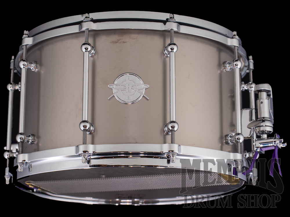 Dunnett Classic 14x8 Titanium Snare Drum with 10 Lugs and Die-Cast Hoops