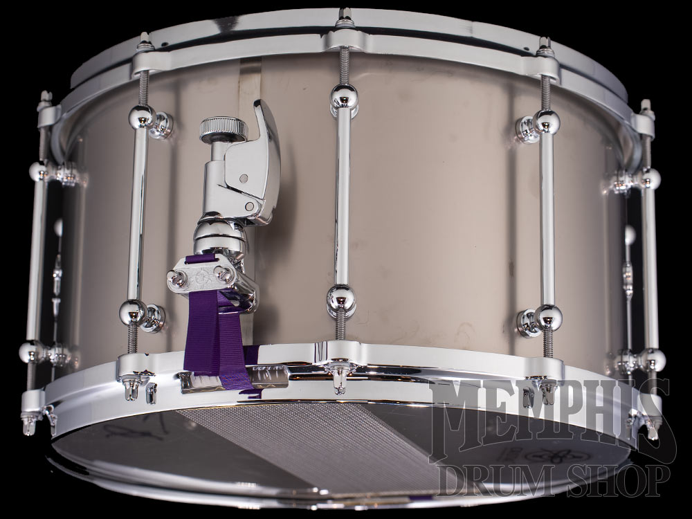 Dunnett Classic 14x8 Titanium Snare Drum with 10 Lugs and Die-Cast Hoops