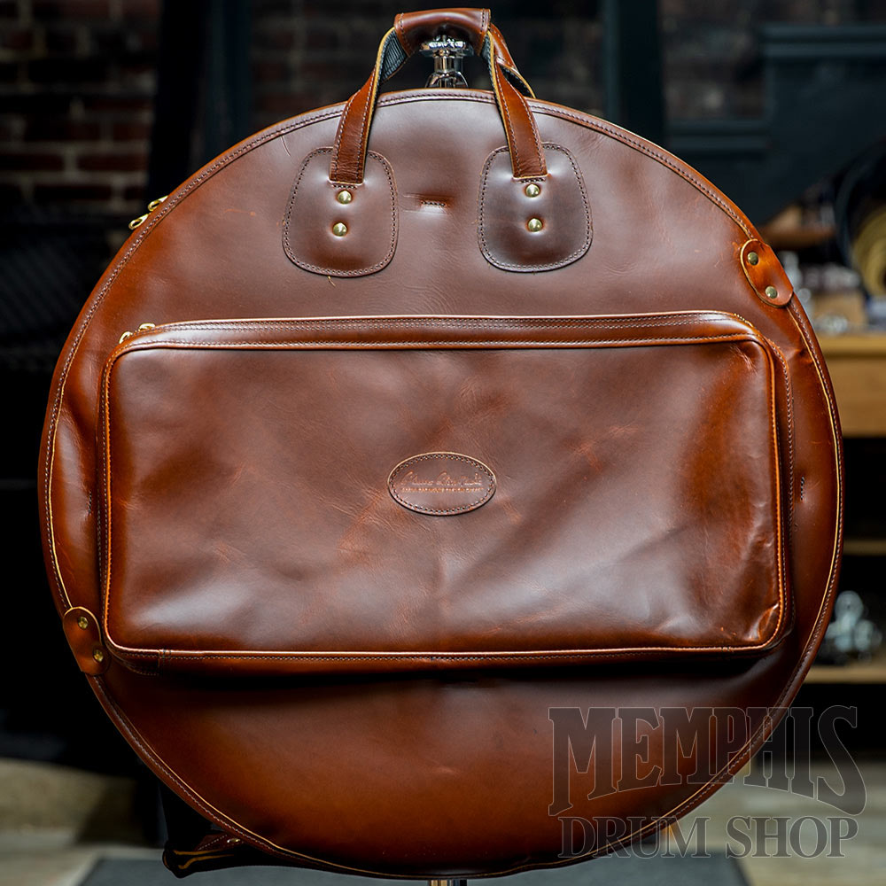 Glenn Cronkhite 24” Leather Cymbal Bag - Canyon Sunrise