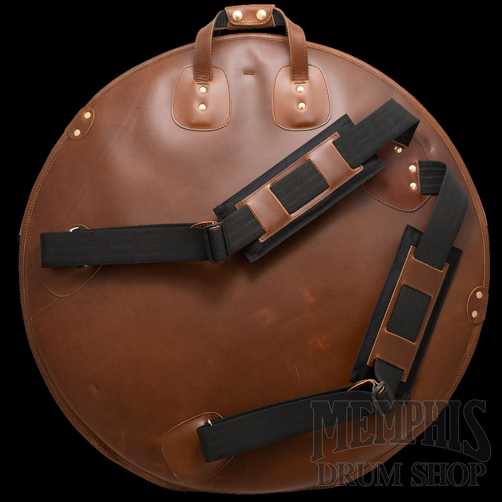 Glenn Cronkhite 24” Leather Cymbal Bag - Canyon Sunrise