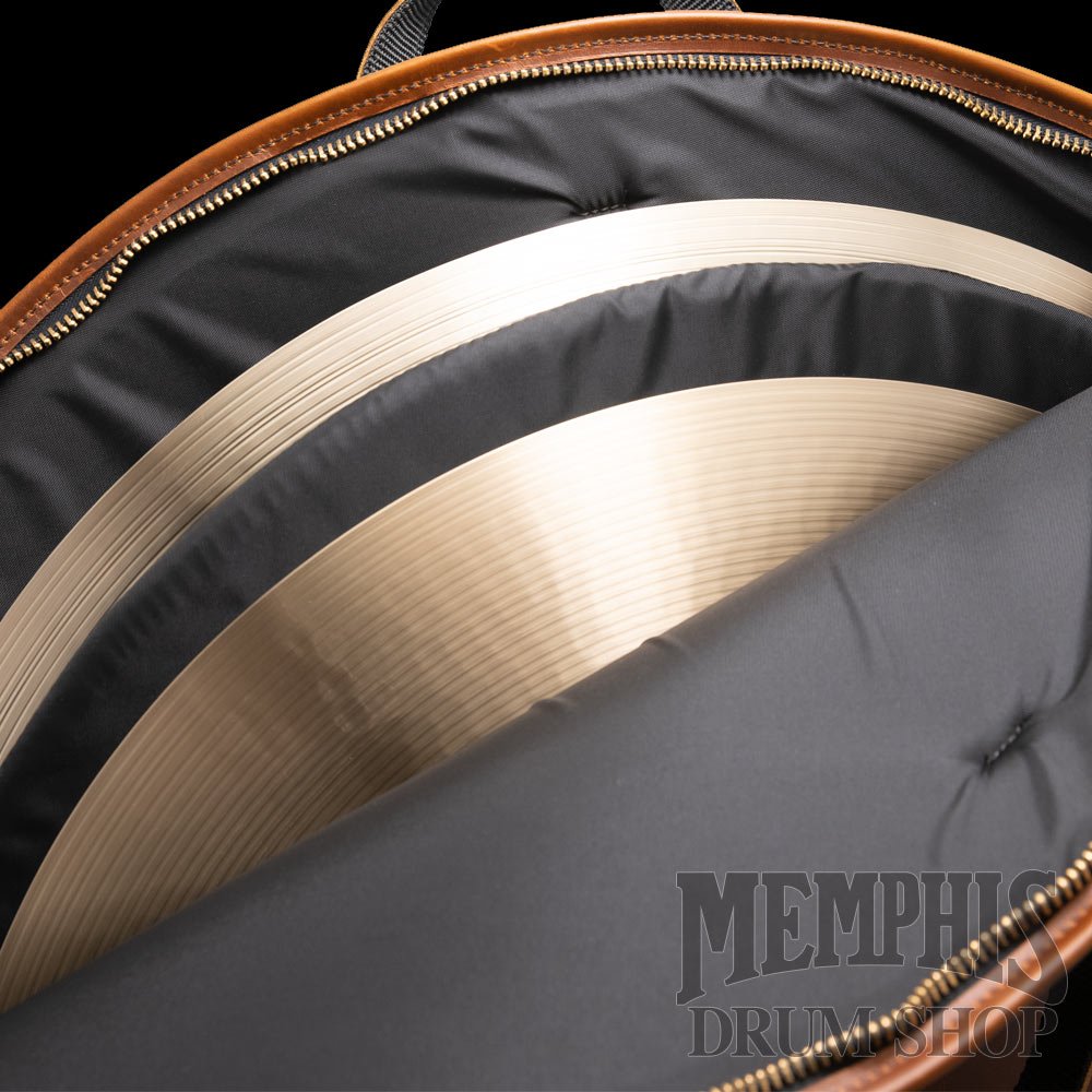 Glenn Cronkhite 24” Leather Cymbal Bag - Canyon Sunrise