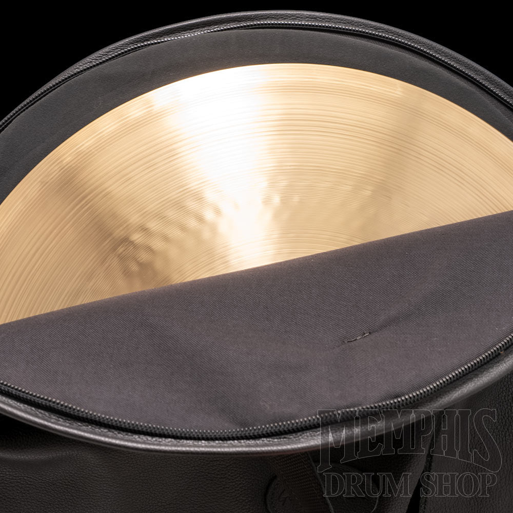 Glenn Cronkhite 24” Leather Cymbal Bag - Pebbled Black