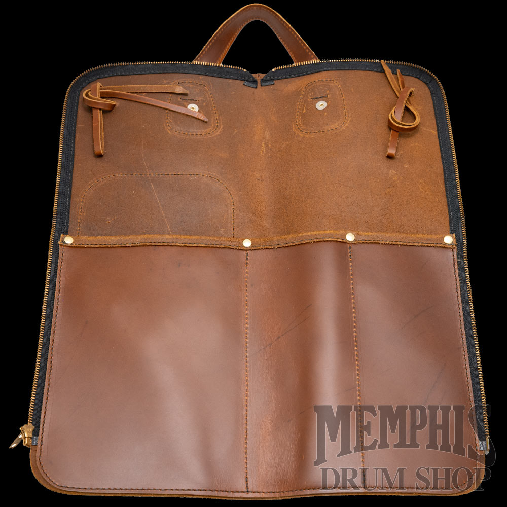 Glenn Cronkhite Leather Drum Stick Bag - Canyon Sunrise