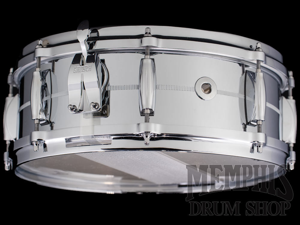 Gretsch 14x5 USA Custom Chrome Over Brass Snare Drum
