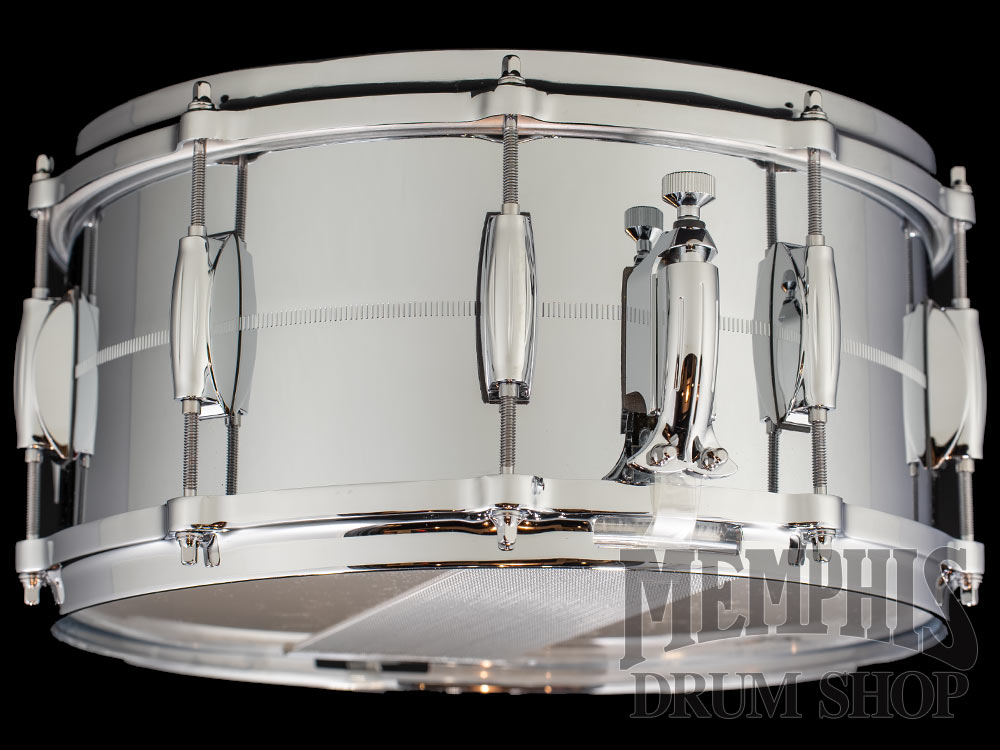 Gretsch 14x6.5 USA Custom Chrome Over Brass Snare Drum