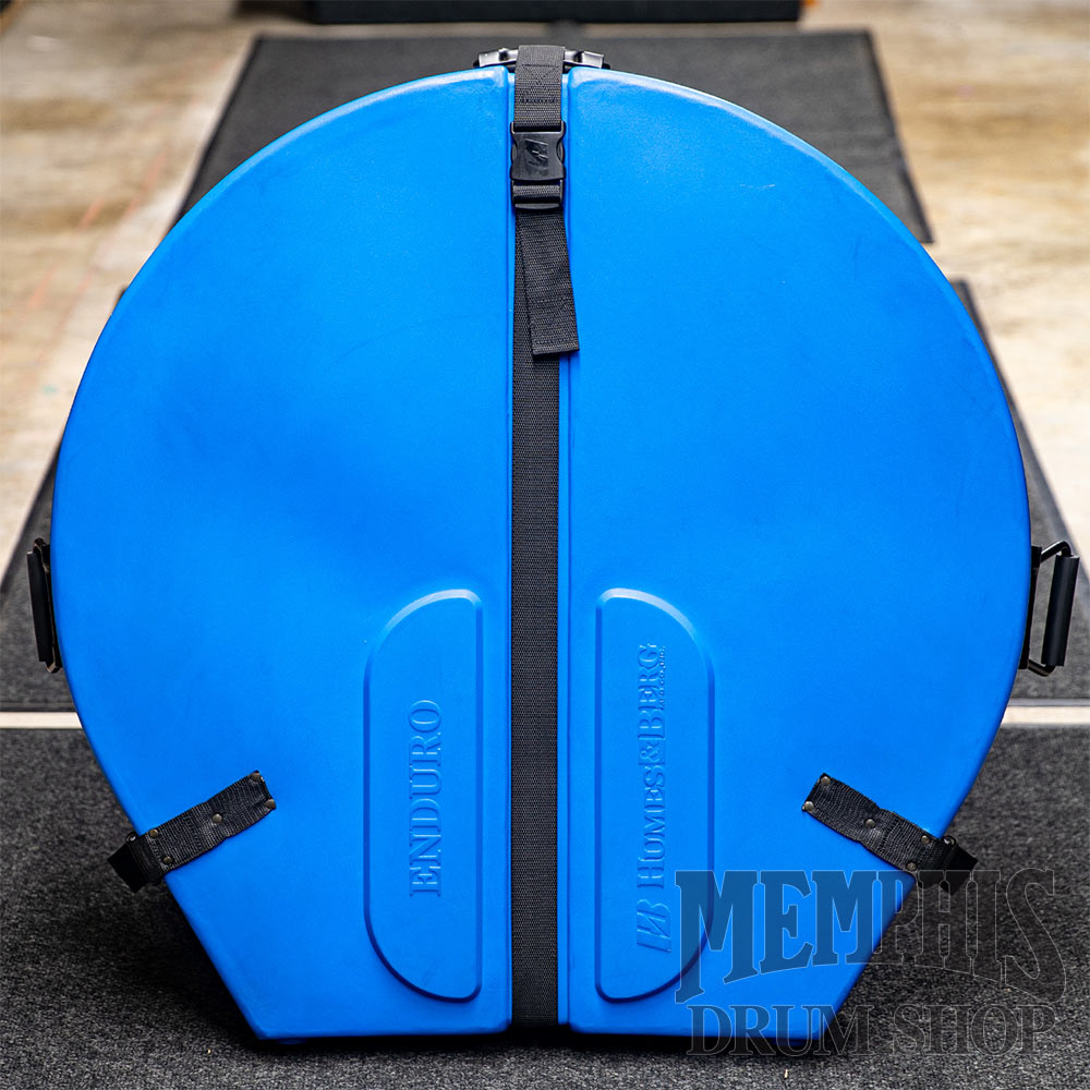 Humes & Berg 28” Enduro Gong Case with Pro Lining - Blue