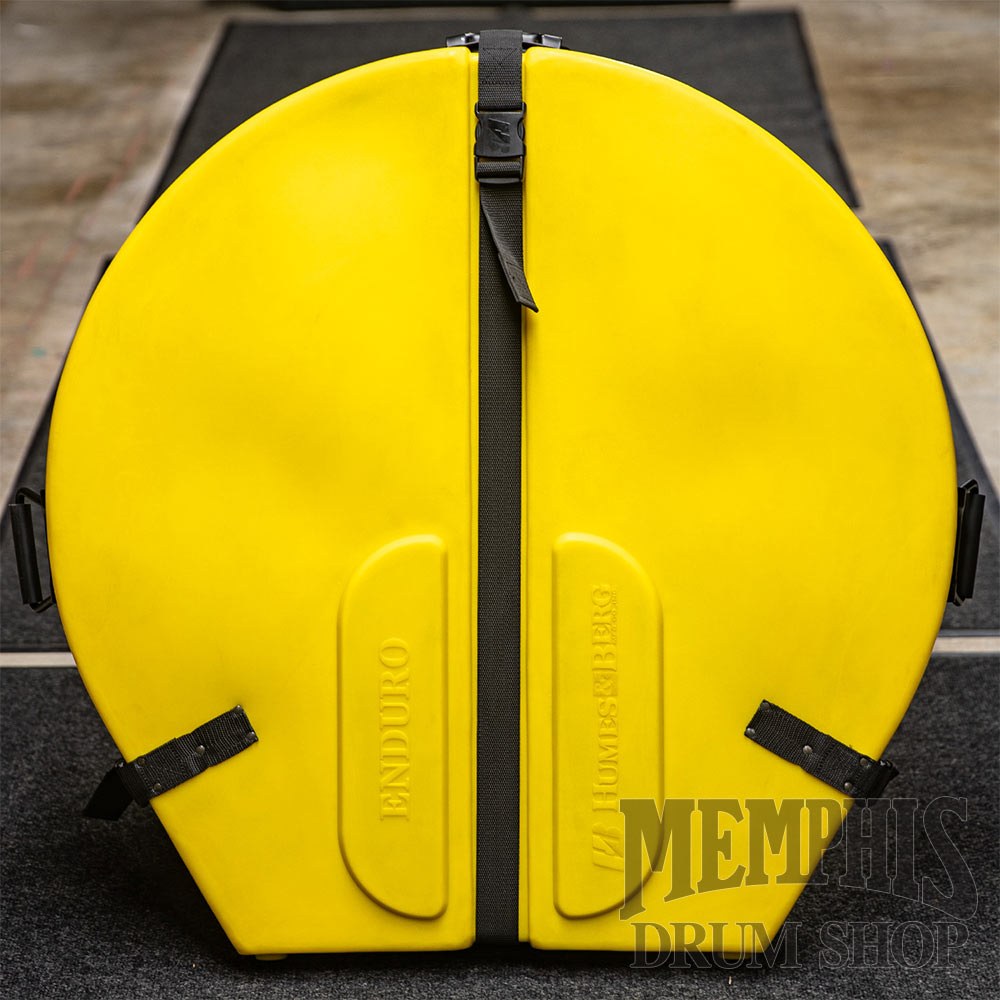 Humes & Berg 28” Enduro Gong Case with Pro Lining - Yellow