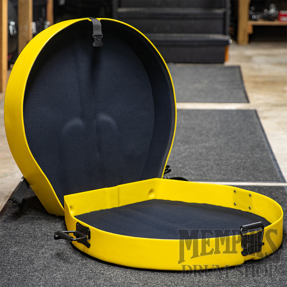 Humes & Berg 28” Enduro Gong Case with Pro Lining - Yellow