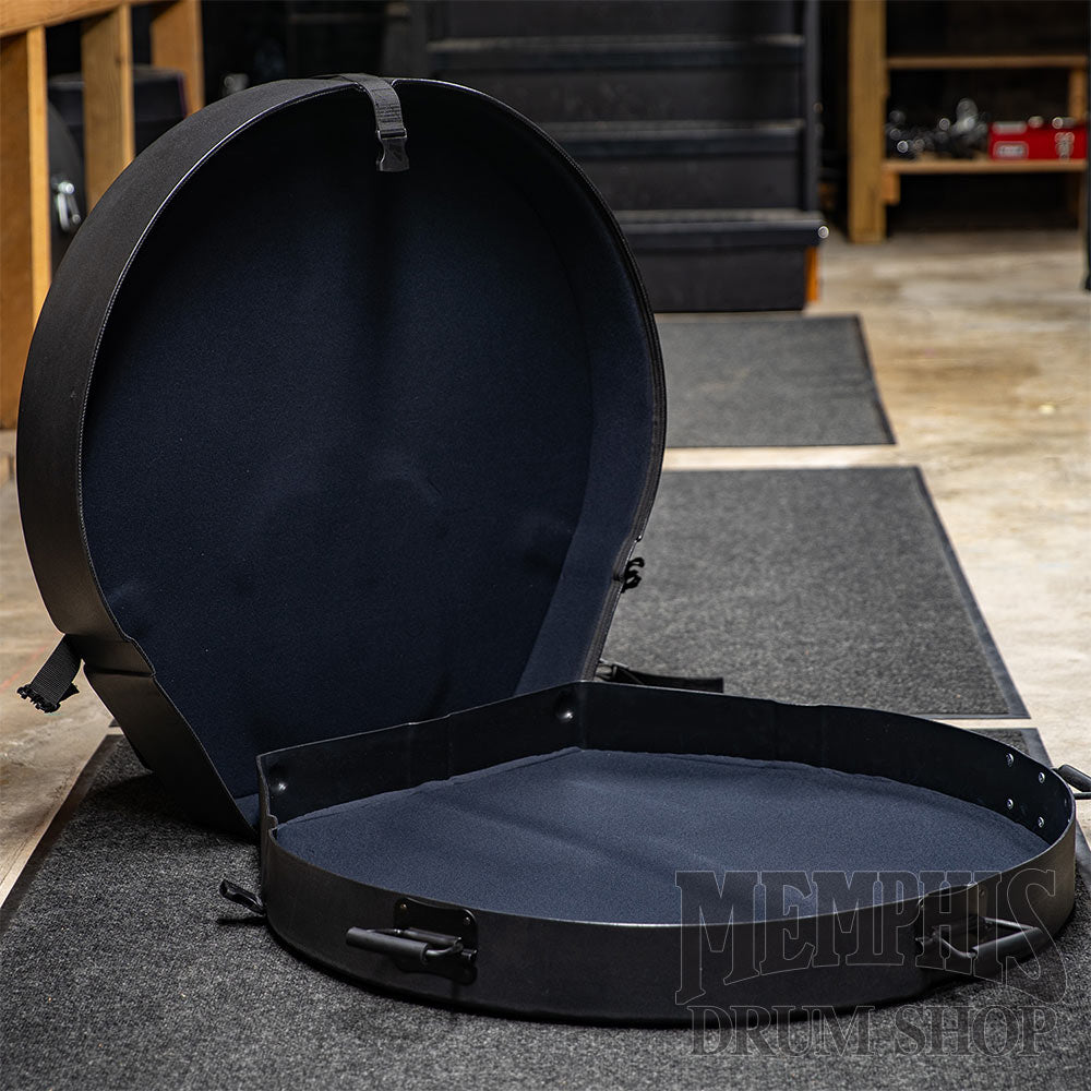 Humes & Berg 24" Enduro Gong Case with Pro Lining - Black