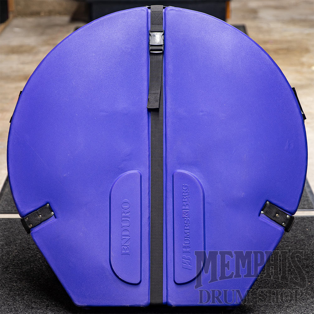Humes & Berg 28" Enduro Gong Case with Pro Lining - Purple