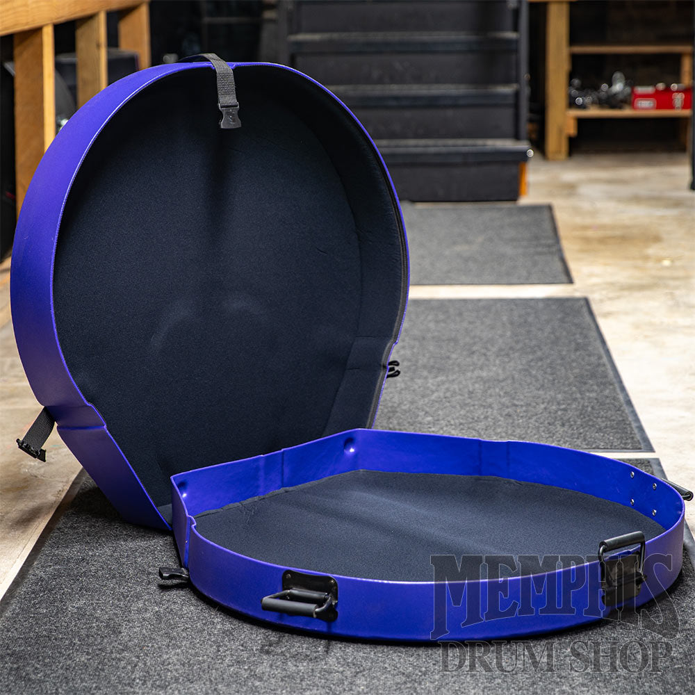 Humes & Berg 28" Enduro Gong Case with Pro Lining - Purple