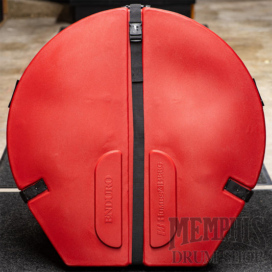 Humes & Berg 32” Enduro Gong Case with Pro Lining - Red