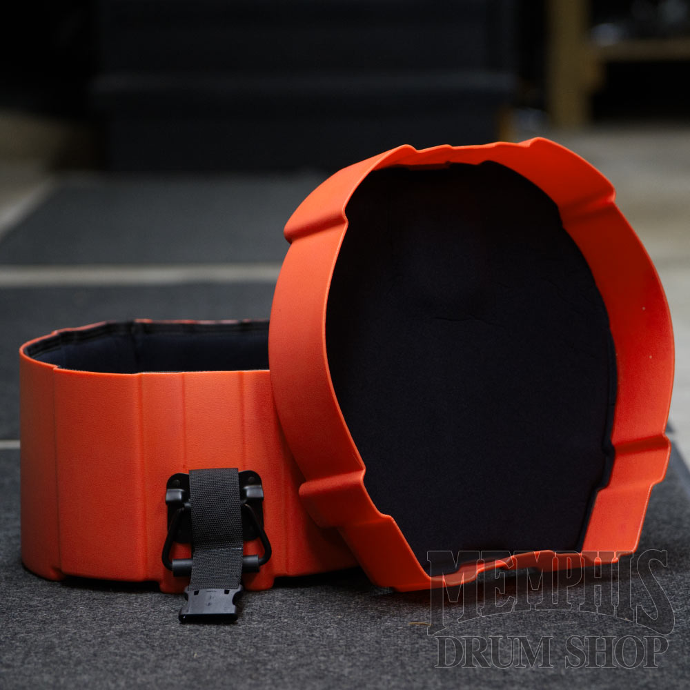 Humes & Berg 14x6.5 Enduro Pro Snare Drum Case with Pro Lining - Orange