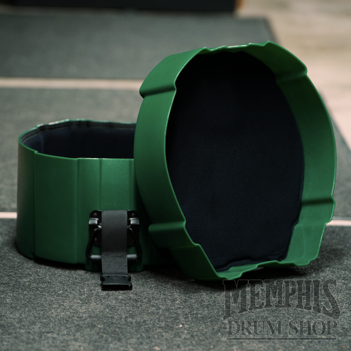Humes & Berg 14x6.5 Enduro Pro Snare Drum Case with Pro Lining - Forest Green