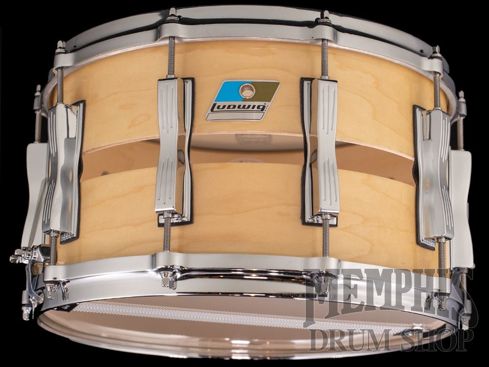 Ludwig 14x8 Slotted Coliseum Classic Maple Snare Drum