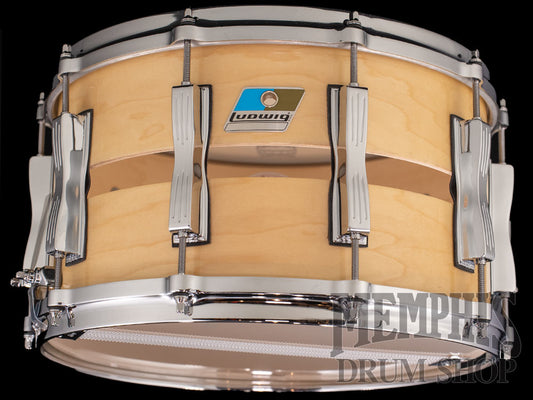 Ludwig 14x8 Slotted Coliseum Classic Maple Snare Drum