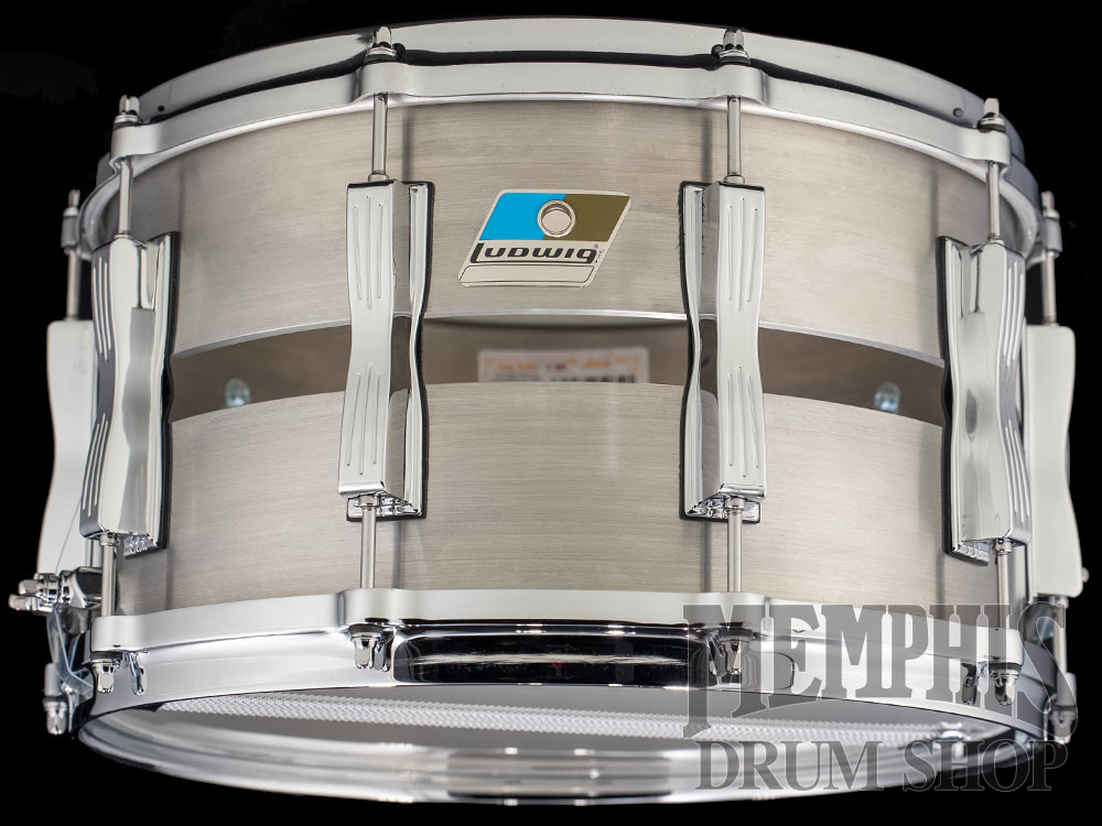 Ludwig 14x8 Slotted Coliseum Cast Aluminum Snare Drum