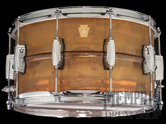 Ludwig 14x8 Raw Copperphonic Snare Drum