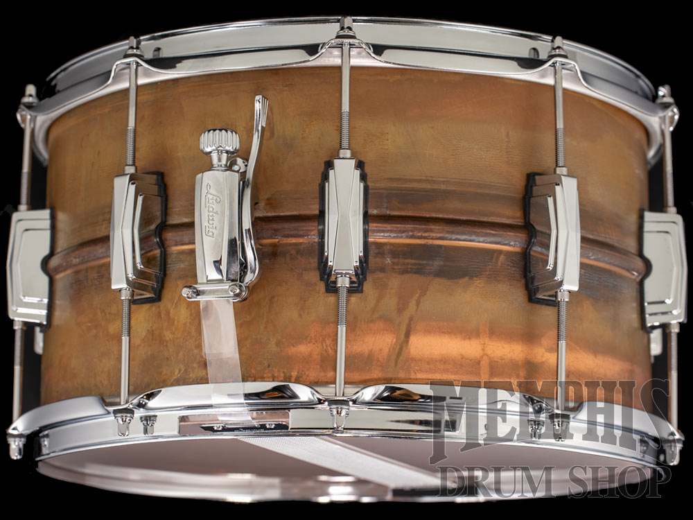 Ludwig 14x8 Raw Copperphonic Snare Drum