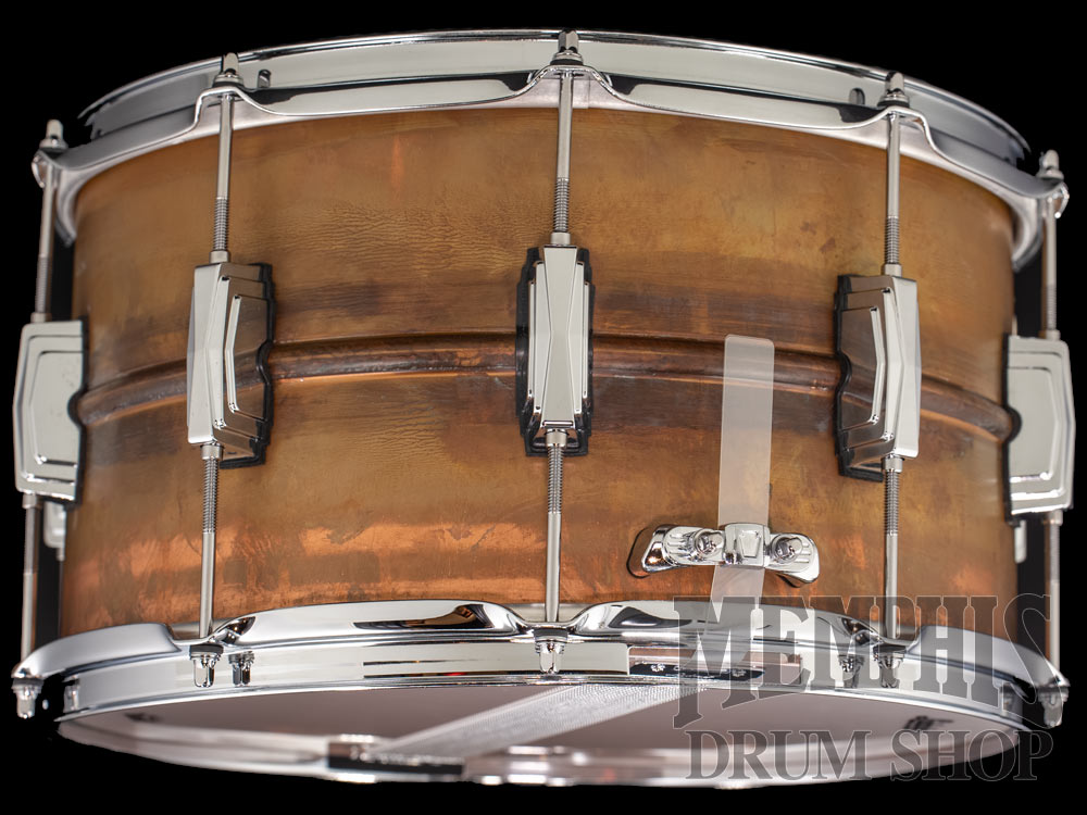 Ludwig 14x8 Raw Copperphonic Snare Drum