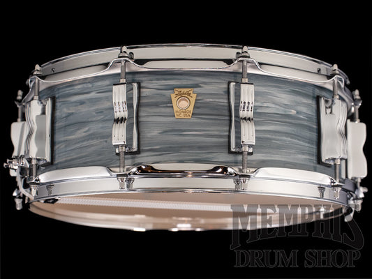 Ludwig 14x5 Classic Maple Snare Drum - Vintage Blue Oyster