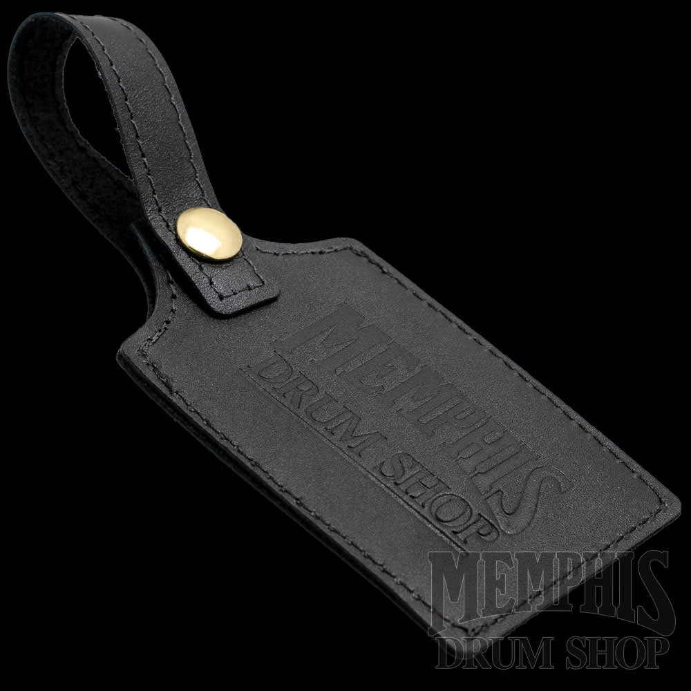 Memphis Drum Shop Leather Luggage Tag
