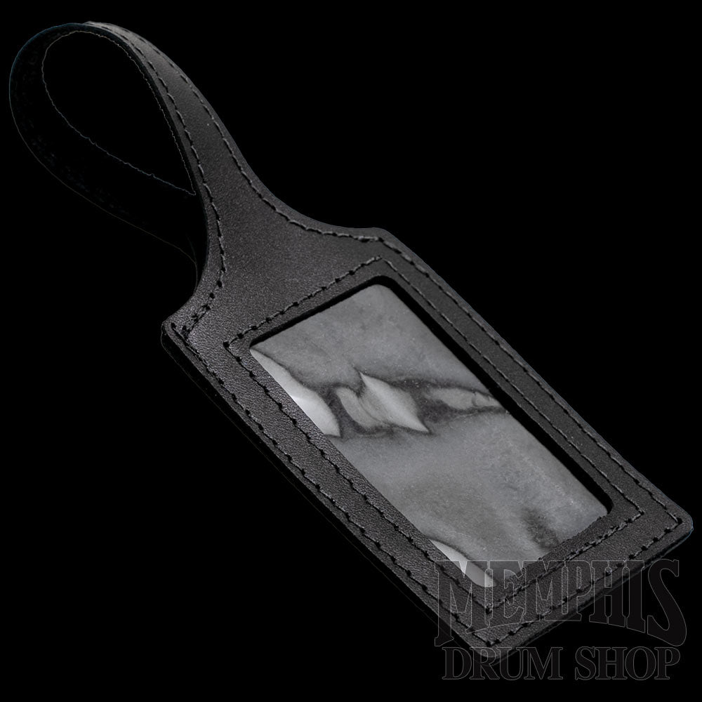 Memphis Drum Shop Leather Luggage Tag