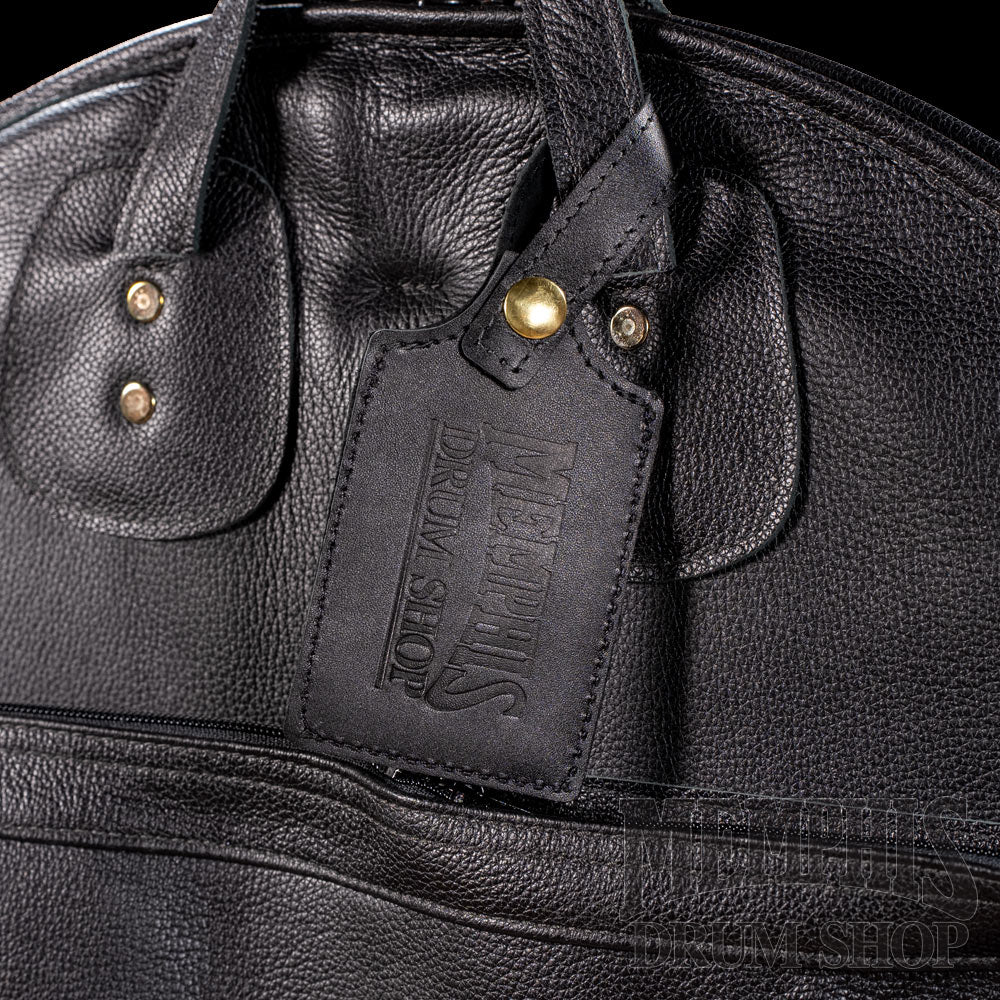 Memphis Drum Shop Leather Luggage Tag