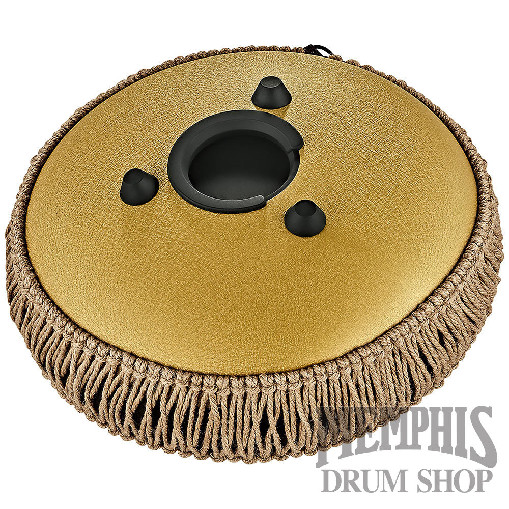 Meinl 10” Medium Octave Steel Tongue Drum C Major 8 Notes 432Hz - Gold
