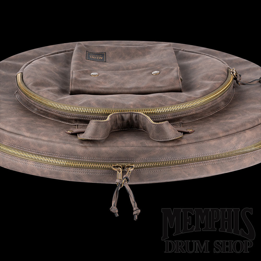 Meinl 22" Vintage Hyde Cymbal Bag - Dark Brown